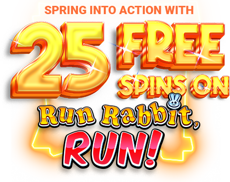 Cadoola 25 Free Spins on Run Rabbit, Run